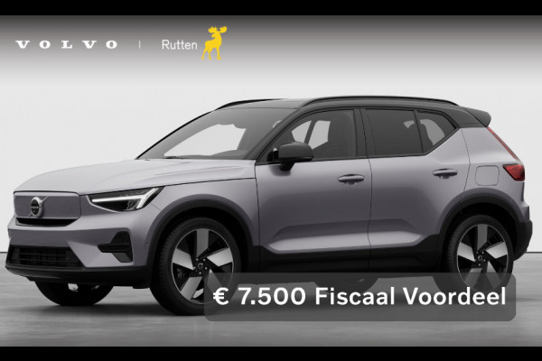 Volvo EX40 252PK Automaat Single Ext. Range Plus 82 kWh / Lounge Pakket / Extra getint glas / 360 Camera / 20'' velgen / Panoramadak / Zwart dak / Harman Kardon / Adaptieve cruise control / Getint glas / Stoel en stuurwielverwarming / parkeersensoren met 360 camera /  BLIS Volvo EX40 252PK Automaat Single Ext. Range Plus 82 kWh / Lounge Pakket / Extra getint glas / 360 Camera / 20'' velgen / Panoramadak / Zwart dak / Harman Kardon / Adaptieve cruise control / Getint glas / Stoel en stuurwielverwarming / parkeersensoren met 360 camera /  BLIS