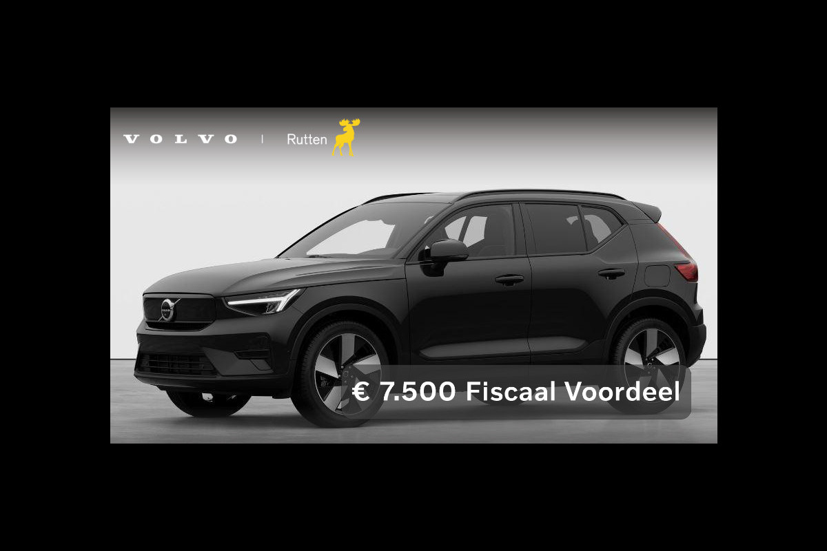 Volvo EX40 Single Motor Extended Range Plus 82 kWh / Panoramadak / Harman Kardon / 360 camera / Microtech/Nubuck / 20'' 5-Spaaks Black Diamond Cut Volvo EX40 Single Motor Extended Range Plus 82 kWh / Panoramadak / Harman Kardon / 360 camera / Microtech/Nubuck / 20'' 5-Spaaks Black Diamond Cut