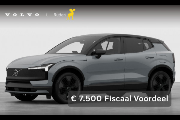 Volvo EX30 Cross Country 428PK Automaat Twin Performance Ultra / Cross Country Experience-pakket/ Adaptieve cruise control/ Panoramadak/ BLIS/ Parkeersensoren met 360 camera / Getint Glas / Stoel en stuurwielverwarming / Elektrische stoelen / Apple carplay / Elektrische achterklep / Keyless entry