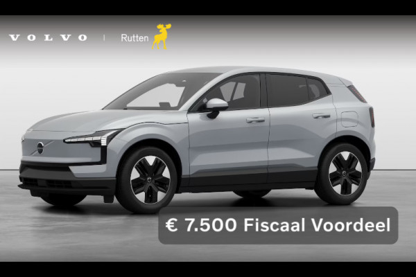 Volvo EX30 272PK Ext. Range Core / Nieuwprijs €45.045 / Adaptieve Cruise Control/ Dodehoek Detectie / Parkeersensoren/ Achteruitrijcamera/ Warmtepomp/ Google Services/
