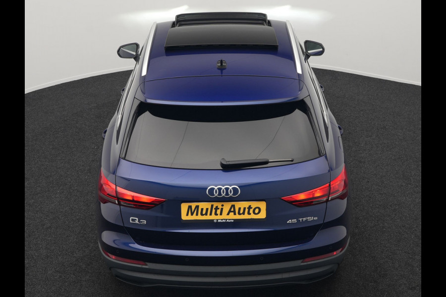 Audi Q3 45 TFSI e Advanced edition Plug In Hybrid 245pk PHEV | Panodak | Lederen Sportstoelen Verwarmd | Apple Carplay | Blis | Cruise Control | Navigatie | Virtual | DAB |