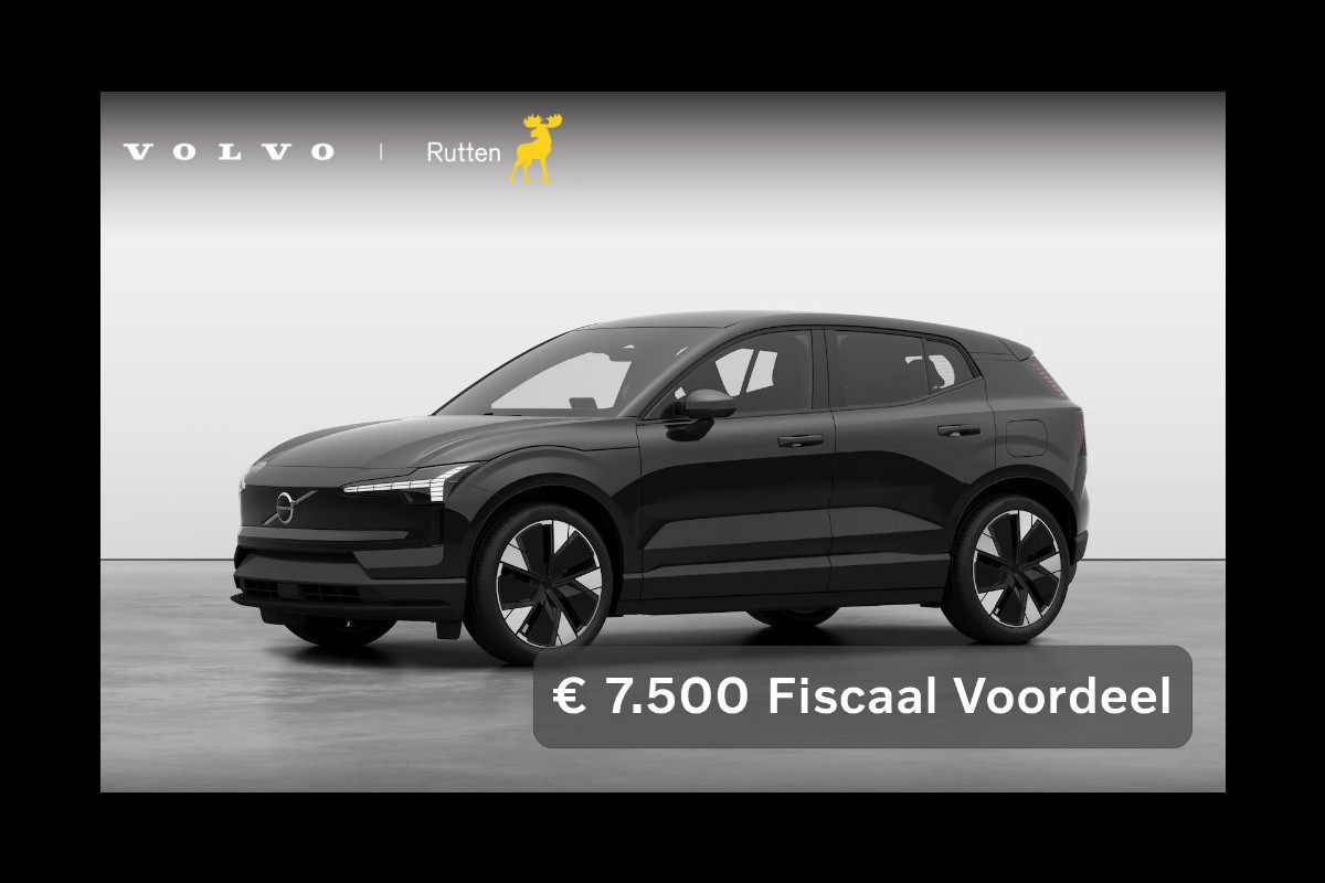 Volvo EX30 272PK Ext. Range Plus / Adaptieve cruise control / BLIS / Parkeersensoren met camera / Elektrische achterklep / 20" velgen / getint glas / Stoel en stuurwielverwarming / Google infotainment / Keyless entry Volvo EX30 272PK Ext. Range Plus / Adaptieve cruise control / BLIS / Parkeersensoren met camera / Elektrische achterklep / 20" velgen / getint glas / Stoel en stuurwielverwarming / Google infotainment / Keyless entry