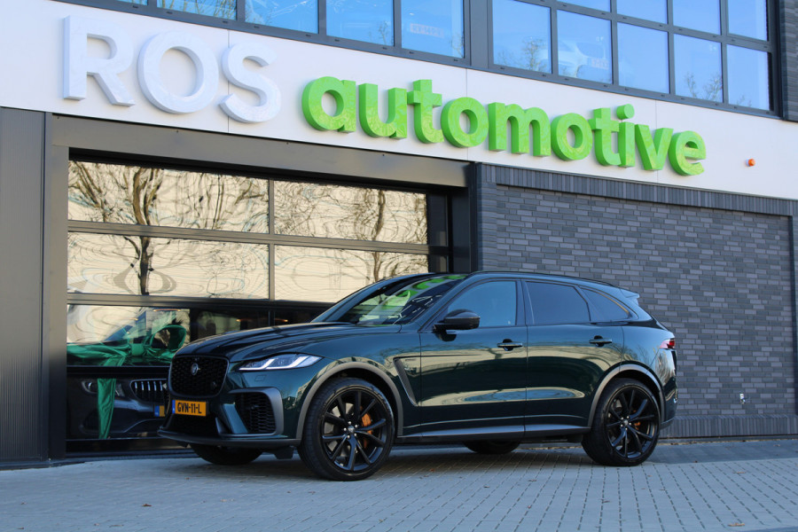 Jaguar F-Pace 5.0 V8 S/C AWD SVR | UNIEK! | DEALER OND | HUD | 360 | STOELKOELING | ELEK TREKHAAK | MERIDIAN | Jaguar F-Pace 5.0 V8 S/C AWD SVR | UNIEK! | DEALER OND | HUD | 360 | STOELKOELING | ELEK TREKHAAK | MERIDIAN |