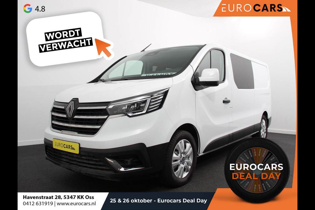 Renault Trafic 2.0 Blue dC1 150 EDC T30 L2H1 Advance Dubbele cabine Navigatie Airco Lichtmetalen velgen Betimmering Trekhaak Camera Parkeer sensoren Dab Renault Trafic 2.0 Blue dC1 150 EDC T30 L2H1 Advance Dubbele cabine Navigatie Airco Lichtmetalen velgen Betimmering Trekhaak Camera Parkeer sensoren Dab