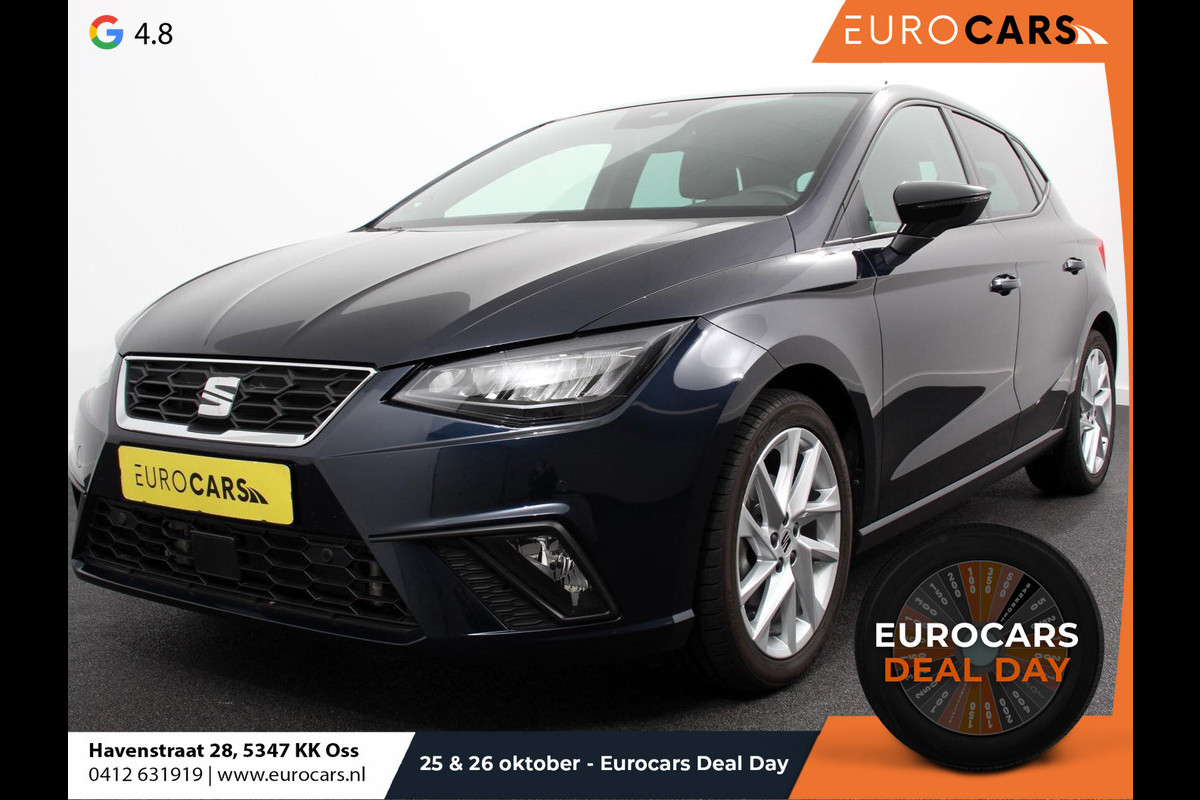 Seat Ibiza 1.0 TSI 110pk DSG FR | DEMO ! | Navigatie | Apple Carplay/Android Auto | Camera | Parkeersensoren | Adaptive cruise control | Keyless Entry/Start | Virtual Cockpit | Stoelverwarming | Ledverlichting | Getinte ramen Seat Ibiza 1.0 TSI 110pk DSG FR | DEMO ! | Navigatie | Apple Carplay/Android Auto | Camera | Parkeersensoren | Adaptive cruise control | Keyless Entry/Start | Virtual Cockpit | Stoelverwarming | Ledverlichting | Getinte ramen