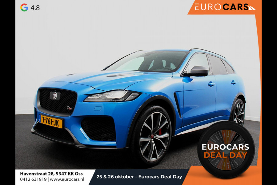 Jaguar F-Pace 5.0 V8 AWD SVR 551 pk Panorama dak | Meridian sound | Premium Pack | Light Pack | ACC | Leder | ADS |360 Camera Jaguar F-Pace 5.0 V8 AWD SVR 551 pk Panorama dak | Meridian sound | Premium Pack | Light Pack | ACC | Leder | ADS |360 Camera