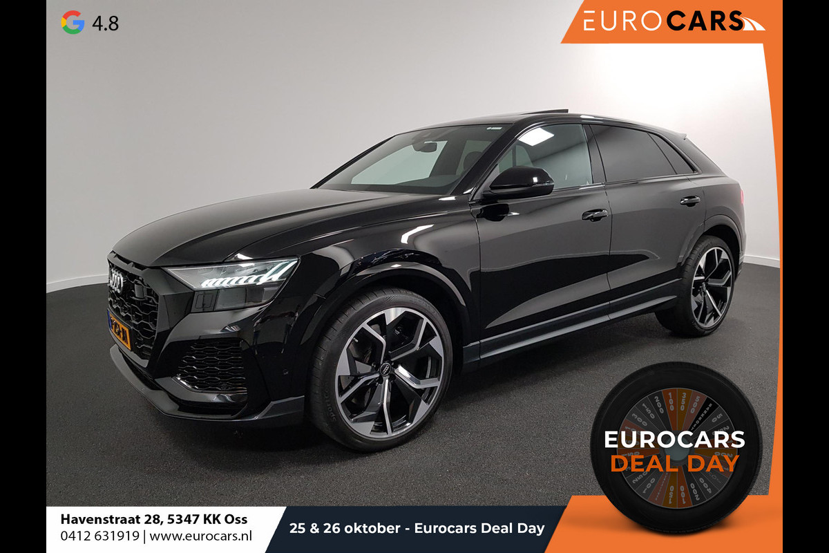 Audi RSQ8 4.0 TFSI RS Q8 Quattro 600pk! Panorama dak Navigatie Electrische achterklep Led Camera Climate Control voor en achter Lichtmetalen Velgen Audi RSQ8 4.0 TFSI RS Q8 Quattro 600pk! Panorama dak Navigatie Electrische achterklep Led Camera Climate Control voor en achter Lichtmetalen Velgen