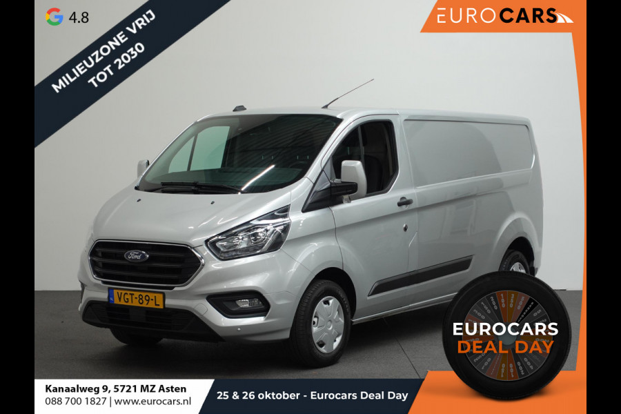 Ford Transit Custom 131pk L2H1 Trend Trekhaak Camera Cruise control Airco Parkeersensoren 3-Zits Euro6