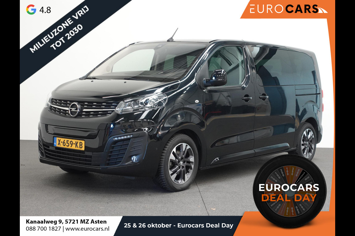 Opel Vivaro-e Combi L2H1 75 kWh e-Zafira 8 persoons  Navigatie Airco Dab  Camera 360  Cruise control  Dab  Lichtmetalen velgen Stoelverwarming