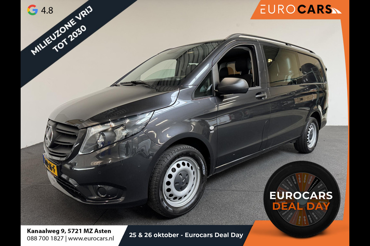 Mercedes-Benz Vito 114 CDI Lang Dubbele Cabine Automaat Airco Navigatie -App connect Bluetooth Parkeersensoren 6-zits Mercedes-Benz Vito 114 CDI Lang Dubbele Cabine Automaat Airco Navigatie -App connect Bluetooth Parkeersensoren 6-zits