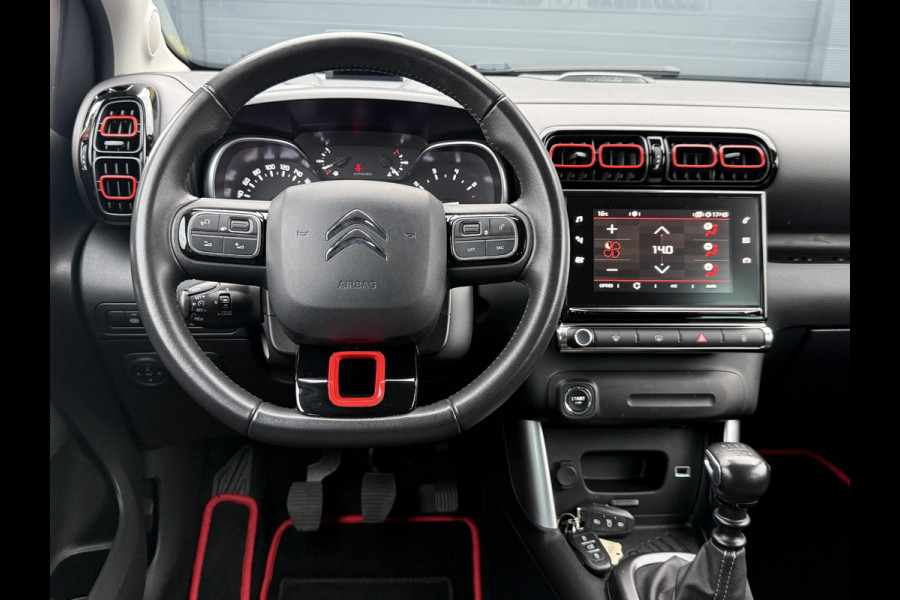 Citroën C3 Aircross 1.2 PureTech S&S Shine Navi,Camera,Head-Up Display,Cruise,Clima,Trekhaak,131pk,PDC V+A,Stoelverwarming,APK tot 01-2027