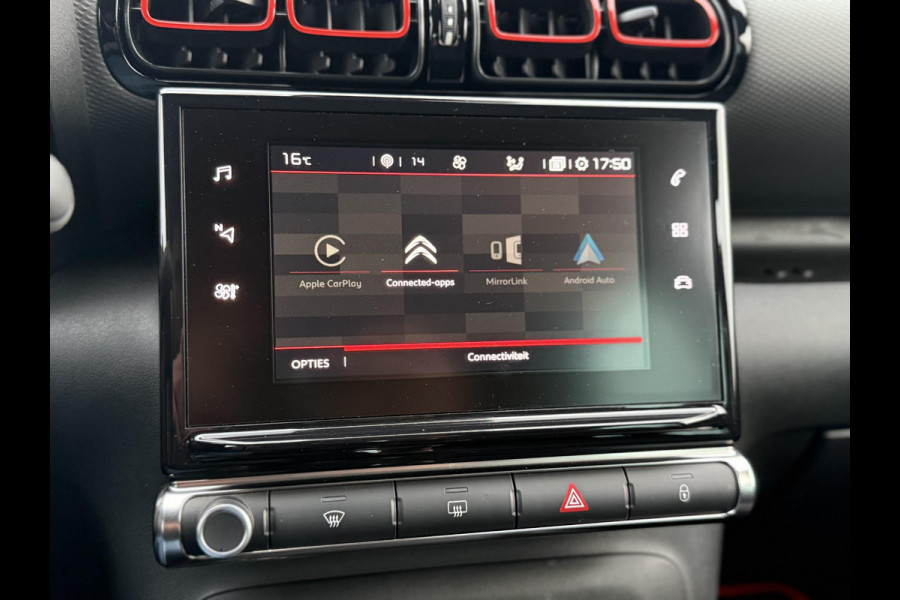 Citroën C3 Aircross 1.2 PureTech S&S Shine Navi,Camera,Head-Up Display,Cruise,Clima,Trekhaak,131pk,PDC V+A,Stoelverwarming,APK tot 01-2027