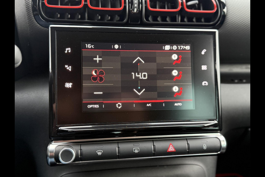 Citroën C3 Aircross 1.2 PureTech S&S Shine Navi,Camera,Head-Up Display,Cruise,Clima,Trekhaak,131pk,PDC V+A,Stoelverwarming,APK tot 01-2027