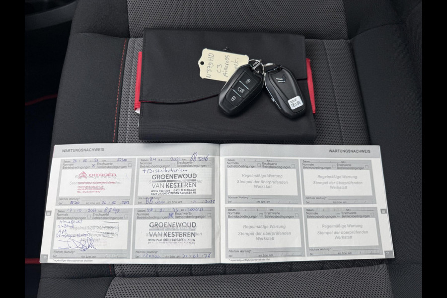 Citroën C3 Aircross 1.2 PureTech S&S Shine Navi,Camera,Head-Up Display,Cruise,Clima,Trekhaak,131pk,PDC V+A,Stoelverwarming,APK tot 01-2027