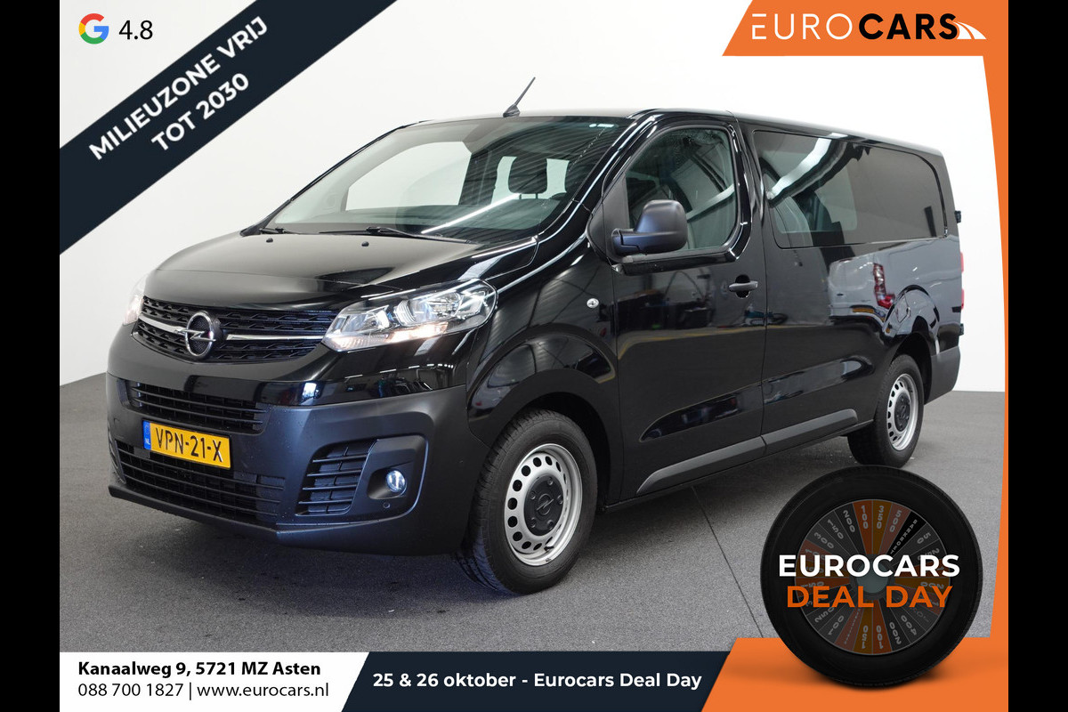 Opel Vivaro 1.5 CDTI L3H1 Dubbele Cabine Edition Airco Navigatie Bluetooth Parkeersensoren 6-Zits Camera Opel Vivaro 1.5 CDTI L3H1 Dubbele Cabine Edition Airco Navigatie Bluetooth Parkeersensoren 6-Zits Camera
