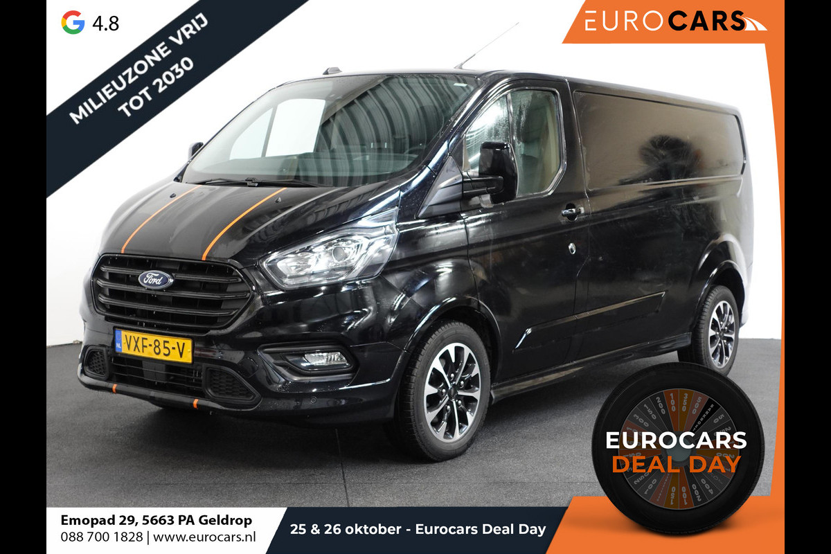 Ford Transit Custom 170pk Automaat L2H1 Sport Raptor  Airco| ACC Bluetooth| Navi| Trekhaak| # Ford Transit Custom 170pk Automaat L2H1 Sport Raptor  Airco| ACC Bluetooth| Navi| Trekhaak| #