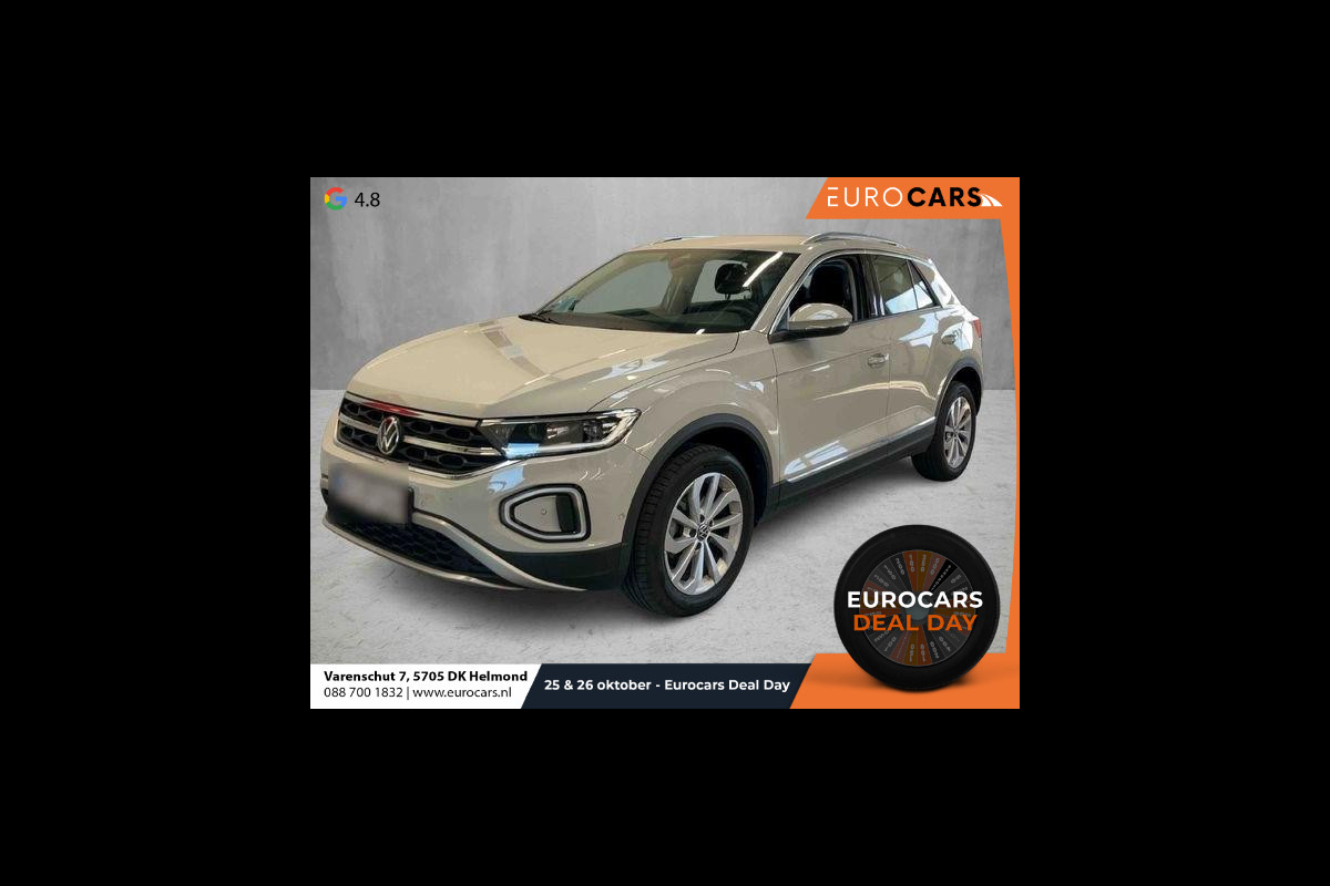 Volkswagen T-Roc 1.5 TSI Style Automaat Climate control Camera Lane assist Dodehoek Assistent LED verlichting Cruise control adaptive Keyless Apple CarPlay/ Android Auto Volkswagen T-Roc 1.5 TSI Style Automaat Climate control Camera Lane assist Dodehoek Assistent LED verlichting Cruise control adaptive Keyless Apple CarPlay/ Android Auto