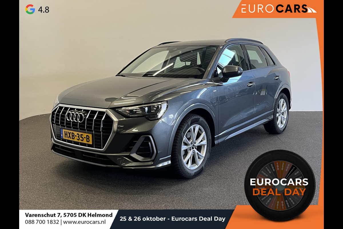 Audi Q3 35 TFSI S Line S-Tronic Aut. Panoramadak Climate control Adaptive Cruise Control Navi Full LED Trekhaak PDC VA+ Camera Carplay