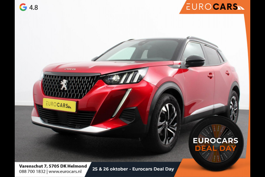 Peugeot 2008 1.2 PureTech 130 GT Cimate control Cruise control LED Achteruitrij camera Navigatie Parkeersensor achter Lichtmetalen velgen Led Dab