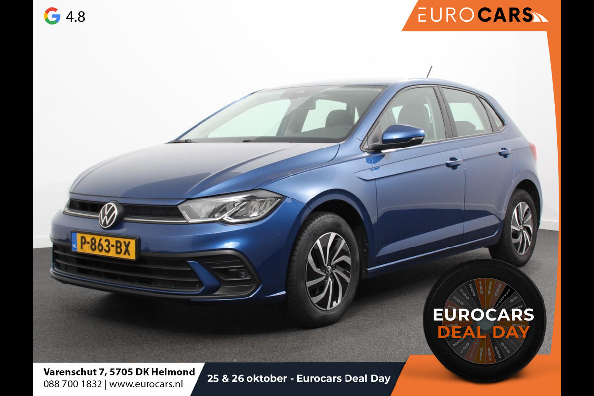 Volkswagen Polo 1.0 TSI Life Nieuw model Navigatie Digitale Cockpit Airco Parkeer sensoren V+A | LED Lichtmetalen Velgen