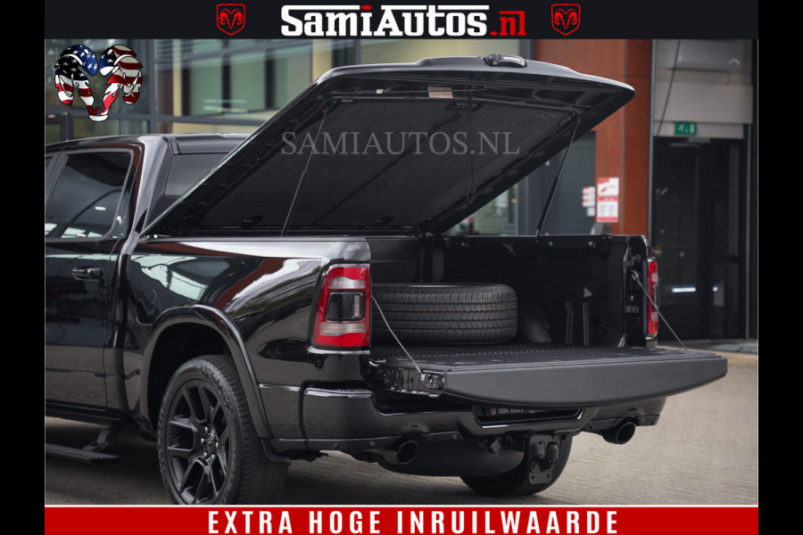 Dodge Ram 1500 BLACK EDITION | 4X4 5.7 V8 | PRINS LPG | CAMERA | APPLE CARPLAY | 3500KG | 22INCH NIGHT | FULL LED | ADAPTIVE CRUISE | MEMORY SEATS | LEDER | DUBBELE CABINE | CREWCAB