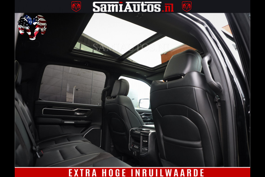 Dodge Ram 1500 BLACK EDITION | 4X4 5.7 V8 | PRINS LPG | CAMERA | APPLE CARPLAY | 3500KG | 22INCH NIGHT | FULL LED | ADAPTIVE CRUISE | MEMORY SEATS | LEDER | DUBBELE CABINE | CREWCAB