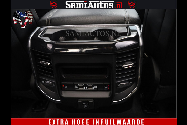 Dodge Ram 1500 BLACK EDITION | 4X4 5.7 V8 | PRINS LPG | CAMERA | APPLE CARPLAY | 3500KG | 22INCH NIGHT | FULL LED | ADAPTIVE CRUISE | MEMORY SEATS | LEDER | DUBBELE CABINE | CREWCAB