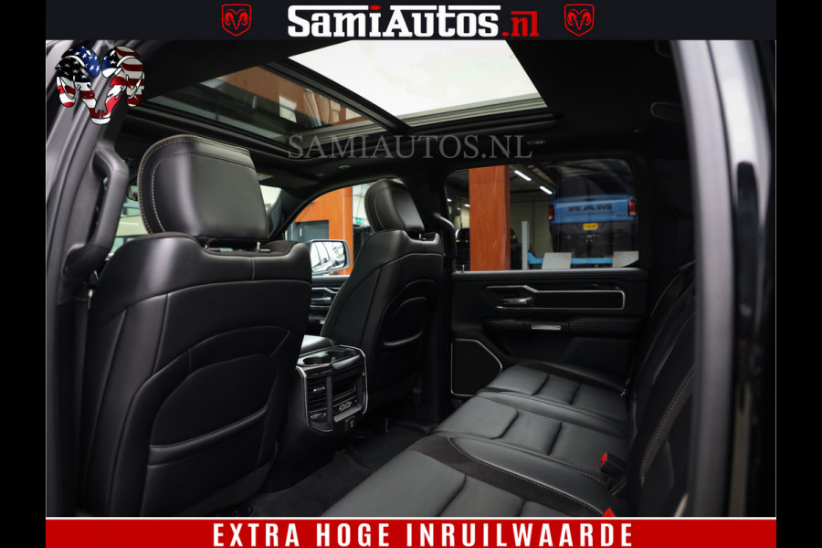 Dodge Ram 1500 BLACK EDITION | 4X4 5.7 V8 | PRINS LPG | CAMERA | APPLE CARPLAY | 3500KG | 22INCH NIGHT | FULL LED | ADAPTIVE CRUISE | MEMORY SEATS | LEDER | DUBBELE CABINE | CREWCAB