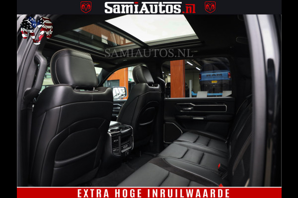 Dodge Ram 1500 BLACK EDITION | 4X4 5.7 V8 | PRINS LPG | CAMERA | APPLE CARPLAY | 3500KG | 22INCH NIGHT | FULL LED | ADAPTIVE CRUISE | MEMORY SEATS | LEDER | DUBBELE CABINE | CREWCAB