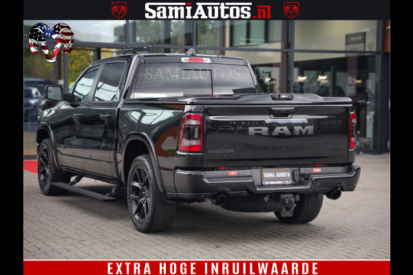 Dodge Ram 1500 BLACK EDITION | 4X4 5.7 V8 | PRINS LPG | CAMERA | APPLE CARPLAY | 3500KG | 22INCH NIGHT | FULL LED | ADAPTIVE CRUISE | MEMORY SEATS | LEDER | DUBBELE CABINE | CREWCAB