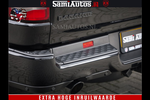 Dodge Ram 1500 BLACK EDITION | 4X4 5.7 V8 | PRINS LPG | CAMERA | APPLE CARPLAY | 3500KG | 22INCH NIGHT | FULL LED | ADAPTIVE CRUISE | MEMORY SEATS | LEDER | DUBBELE CABINE | CREWCAB
