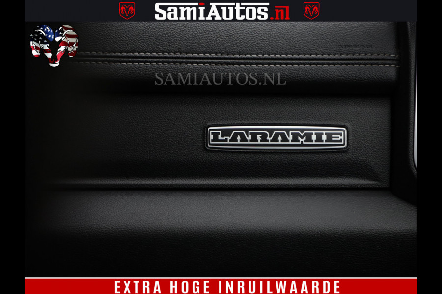 Dodge Ram 1500 BLACK EDITION | 4X4 5.7 V8 | PRINS LPG | CAMERA | APPLE CARPLAY | 3500KG | 22INCH NIGHT | FULL LED | ADAPTIVE CRUISE | MEMORY SEATS | LEDER | DUBBELE CABINE | CREWCAB