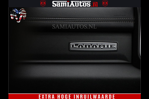 Dodge Ram 1500 BLACK EDITION | 4X4 5.7 V8 | PRINS LPG | CAMERA | APPLE CARPLAY | 3500KG | 22INCH NIGHT | FULL LED | ADAPTIVE CRUISE | MEMORY SEATS | LEDER | DUBBELE CABINE | CREWCAB