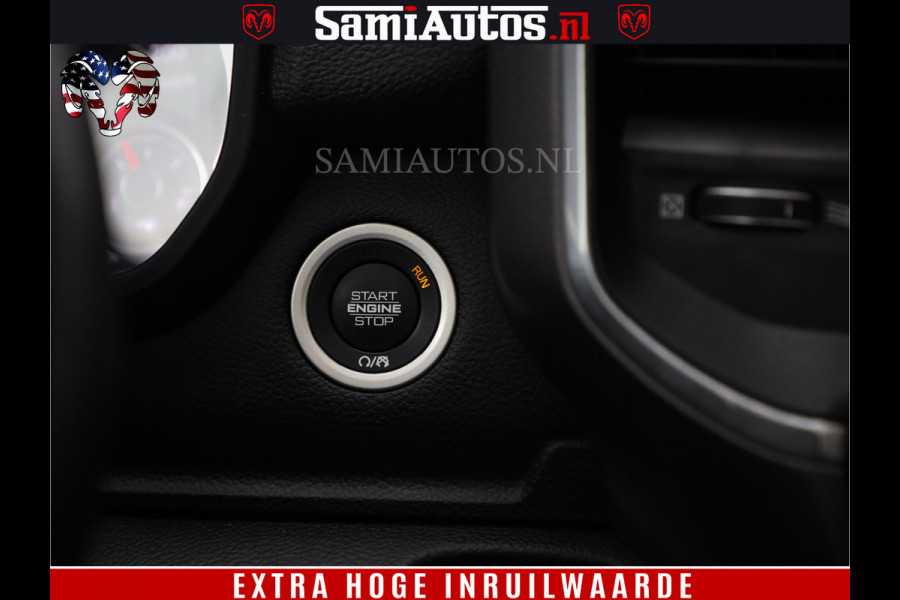 Dodge Ram 1500 BLACK EDITION | 4X4 5.7 V8 | PRINS LPG | CAMERA | APPLE CARPLAY | 3500KG | 22INCH NIGHT | FULL LED | ADAPTIVE CRUISE | MEMORY SEATS | LEDER | DUBBELE CABINE | CREWCAB