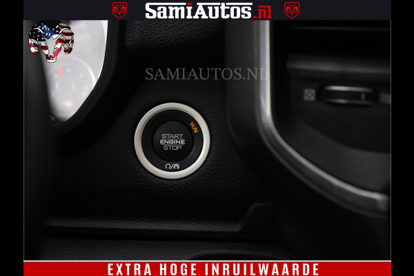 Dodge Ram 1500 BLACK EDITION | 4X4 5.7 V8 | PRINS LPG | CAMERA | APPLE CARPLAY | 3500KG | 22INCH NIGHT | FULL LED | ADAPTIVE CRUISE | MEMORY SEATS | LEDER | DUBBELE CABINE | CREWCAB