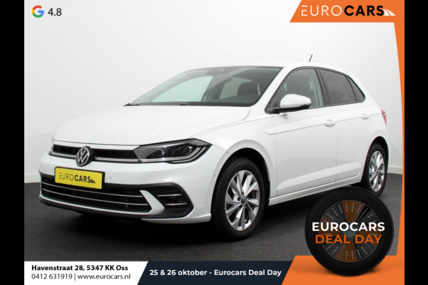 Volkswagen Polo 1.0 TSI 110pk DSG Style | Navigatie | LED | Adaptive cruise control | Apple carplay/ Android auto | Parkeersensoren | Verwarmde voorstoelen | Radio/ DAB | Lichtmetalen velgen