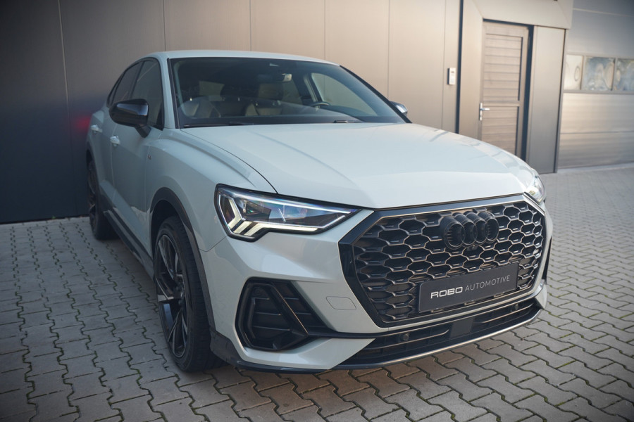 Audi Q3 Sportback 35 TFSI Pro Line S | S-Line | Stoelverwarming | Keyless | 360 Camera | Leer | Elektrische Stoelen | Adaptive Cruise Control | Dodehoekdetectie | Navigatie | Parkeersensoren | Vitrual Cockpit