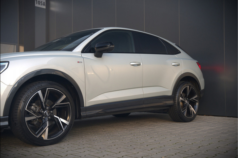 Audi Q3 Sportback 35 TFSI Pro Line S | S-Line | Stoelverwarming | Keyless | 360 Camera | Leer | Elektrische Stoelen | Adaptive Cruise Control | Dodehoekdetectie | Navigatie | Parkeersensoren | Vitrual Cockpit