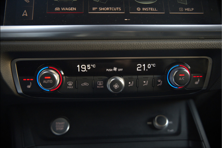Audi Q3 Sportback 35 TFSI Pro Line S | S-Line | Stoelverwarming | Keyless | 360 Camera | Leer | Elektrische Stoelen | Adaptive Cruise Control | Dodehoekdetectie | Navigatie | Parkeersensoren | Vitrual Cockpit