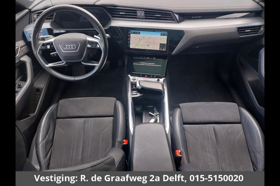Audi e-tron 55 Quattro Business Edition Plus 95 kWh | ACCU 89% | 1e eigenaar | Schuif-/Kanteldak | Navigatie |