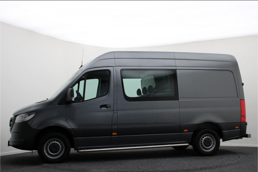 Mercedes-Benz Sprinter 316 CDI L2H2 Automaat DC 6-Zits, Airco, Cruise, Camera, Apple Carplay, Sidebars, Trekhaak 3500KG