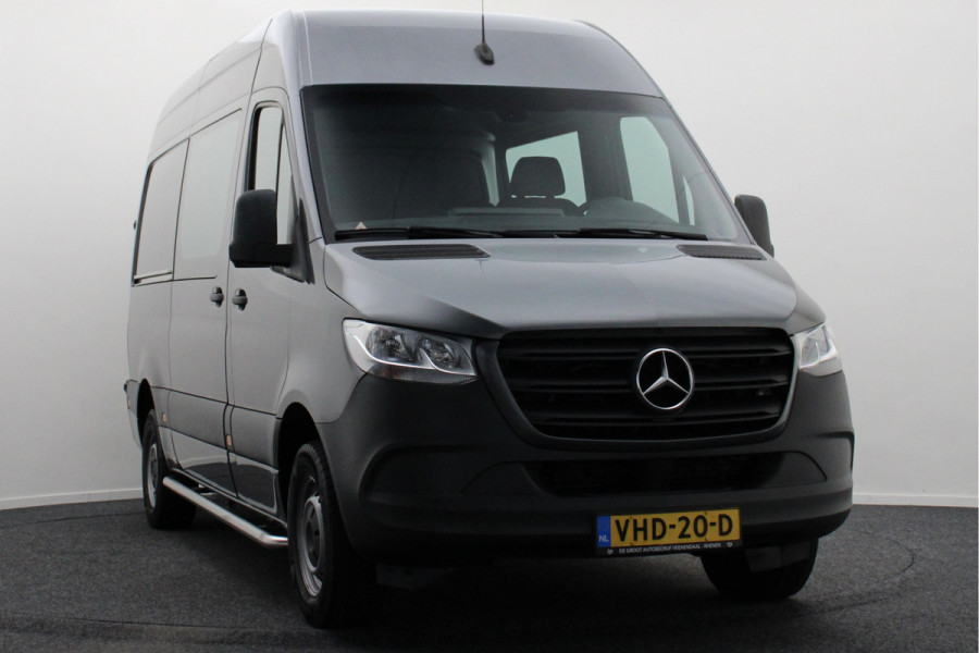 Mercedes-Benz Sprinter 316 CDI L2H2 Automaat DC 6-Zits, Airco, Cruise, Camera, Apple Carplay, Sidebars, Trekhaak 3500KG
