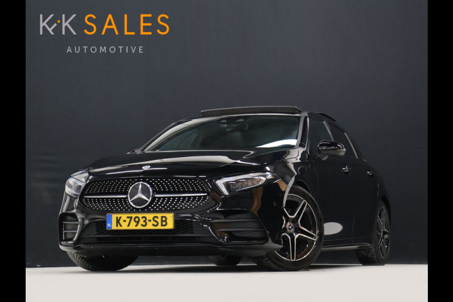 Mercedes-Benz A-Klasse 180 Business Solution AMG [SCHUIFKANTELDAK, CAMERA, PDC 360, MEMORY SEATS, CRUISE CONTROL, STOELVERWARMING, SFEERVERLICHTING, BLUETOOTH TELEFOON, NIEUWSTAAT]