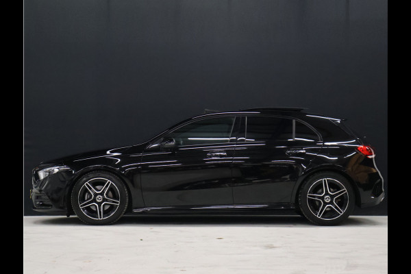 Mercedes-Benz A-Klasse 180 Business Solution AMG [SCHUIFKANTELDAK, CAMERA, PDC 360, MEMORY SEATS, CRUISE CONTROL, STOELVERWARMING, SFEERVERLICHTING, BLUETOOTH TELEFOON, NIEUWSTAAT]