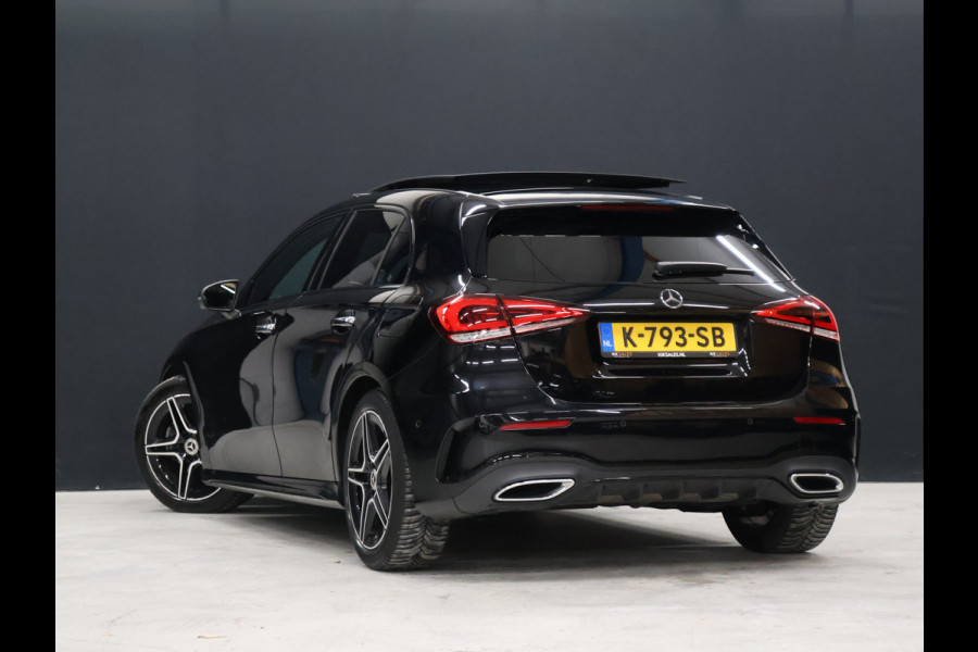 Mercedes-Benz A-Klasse 180 Business Solution AMG [SCHUIFKANTELDAK, CAMERA, PDC 360, MEMORY SEATS, CRUISE CONTROL, STOELVERWARMING, SFEERVERLICHTING, BLUETOOTH TELEFOON, NIEUWSTAAT]