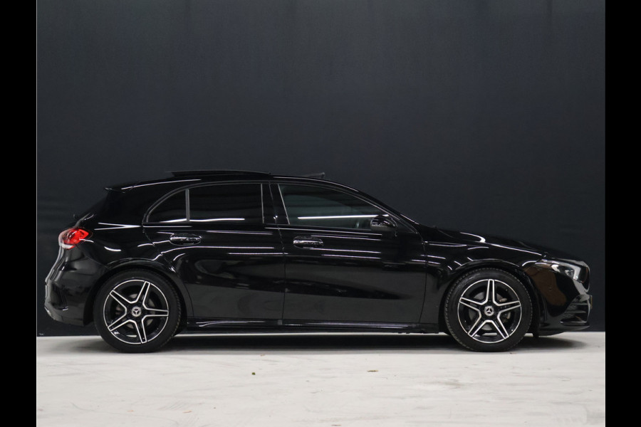 Mercedes-Benz A-Klasse 180 Business Solution AMG [SCHUIFKANTELDAK, CAMERA, PDC 360, MEMORY SEATS, CRUISE CONTROL, STOELVERWARMING, SFEERVERLICHTING, BLUETOOTH TELEFOON, NIEUWSTAAT]