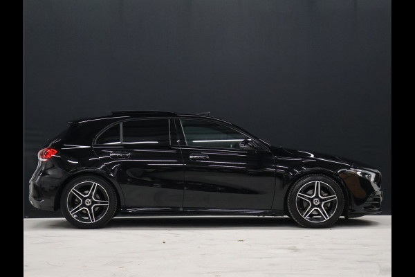 Mercedes-Benz A-Klasse 180 Business Solution AMG [SCHUIFKANTELDAK, CAMERA, PDC 360, MEMORY SEATS, CRUISE CONTROL, STOELVERWARMING, SFEERVERLICHTING, BLUETOOTH TELEFOON, NIEUWSTAAT]