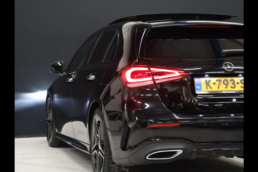 Mercedes-Benz A-Klasse 180 Business Solution AMG [SCHUIFKANTELDAK, CAMERA, PDC 360, MEMORY SEATS, CRUISE CONTROL, STOELVERWARMING, SFEERVERLICHTING, BLUETOOTH TELEFOON, NIEUWSTAAT]