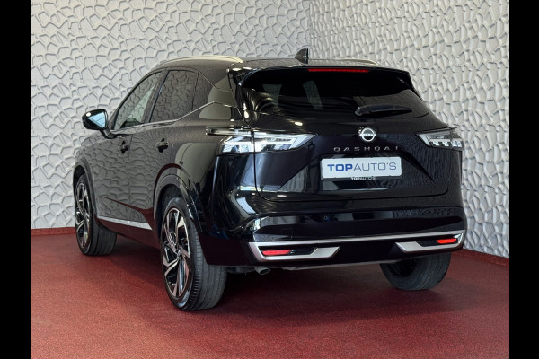 Nissan QASHQAI 1.3 MHEV 160PK TEKNA PLUS BOSE 20''LMV LEER ALCANTARA PANO MASSAGE BOSE STOEL/STUUR/RUIT VERW MATRIX.LED ELEK.KLEP HEADUP 20''LM 03/2025