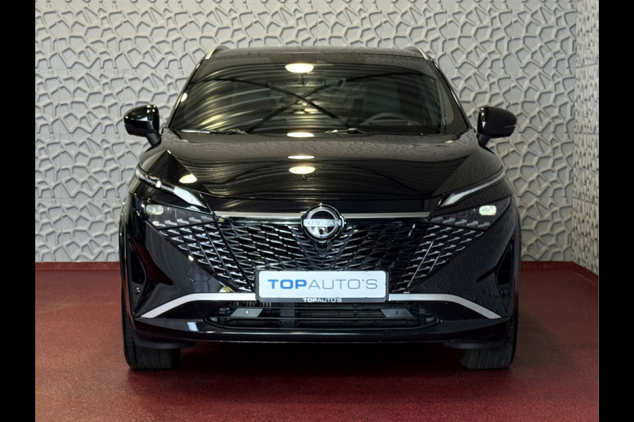 Nissan QASHQAI 1.3 MHEV 160PK TEKNA PLUS BOSE 20''LMV LEER ALCANTARA PANO MASSAGE BOSE STOEL/STUUR/RUIT VERW MATRIX.LED ELEK.KLEP HEADUP 20''LM 03/2025